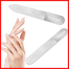 【特価セール】(2個セット-爪やすり) お手入れ つめ つめ 子供 介護 ツメ磨き ランキング 人気 すり や つめみがき ネイルシャイナ― ネイルケア 最新ナノ技術が生んだ全く新しい ピカピカ ガラス製 爪磨き 爪やすり 【2026年改良版】Kanavi