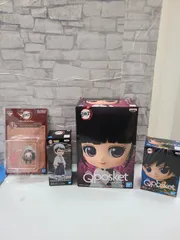 【U2-92】◇ 鬼滅の刃　Qposket　栗花落カナヲ、Qposket　冨岡義勇、ワールドコレクタブルフィギュア　愈史郎、一番くじ　H賞　竈門禰豆子　ちょこのっこチャーム　の計4点セット