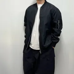 ヴィンテージ ブラック オーバーサイズ ブルゾン