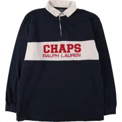 古着 90年代 ラルフローレン Ralph Lauren CHAPS チャップス 長袖 ラガーシャツ メンズL相当 ヴィンテージ/eaa530771