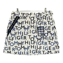 サイズ：M TOMMY HILFIGER GOLF トミー ヒルフィガーゴルフ  裏起毛スカート ロゴ柄 ホワイト系 [240101582931] ゴルフウェア レディース ストスト