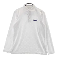 サイズ：L TOMMY HILFIGER GOLF トミー ヒルフィガーゴルフ  長袖ポロシャツ  ホワイト系 [240101607877] ゴルフウェア メンズ ストスト
