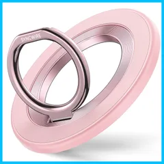 【特価商品】360度回転 マグセーフリング 両面磁力 超薄型 マグネット式 バンカーリング スマホリング 超強力 角度調節可能 簡単着脱 MagSafe対応 スマホスタンド機能 iPhone 16/15/14/13/12 SYNCWIRE iPhone全シリー