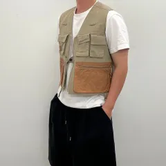 ヴィンテージ リバーシブル マルチポケット ベスト
