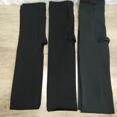 レディース ファッション 靴下 厚手タイツ ブラック S〜Lサイズ 3点セット 未使用品 R973