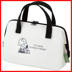 【在庫セール】スヌーピー バッジ ランチバッグ がま口 KGA1 保冷 スケーター(Skater)