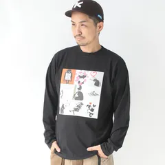 Banksy バンクシー ロンT 長袖 COLLAGE ブランドライズド BRANDALISED メンズ 大きいサイズ カットソー ストリート アート Tシャツ