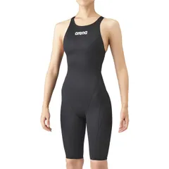 アリーナ ARENA ジュニアハーフスパッツ(クロスバッ 水泳水着 WJ FINA (arn1020wj-bkbk)、選択