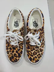 VANS ヴァンズ エラ レオパード / ヒョウ柄 スニーカー 240