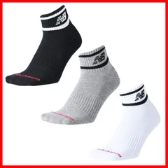 【人気商品】(LAS55637) 靴下 ミッドレングス3Pソックス 3枚 メンズ 3足 [ニューバランス] 3パック