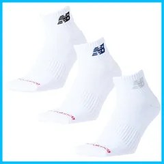【新着商品】ミッドレングス3Pソックス (LAS55637) メンズ 靴下 3枚 [ニューバランス] 3足 3パック