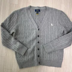 ポロ ラルフローレン)ケーブルニットカーディガン
