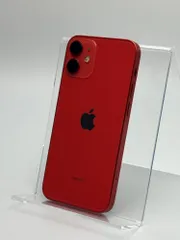 【中古B】iPhone 12 mini 64GB レッド バッテリー【83%】 SIMフリー 白ロム
