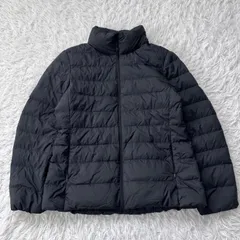 状態良 ユニクロ UNIQLO ウルトラライトダウンジャケット ダウンジャケット ブラック 黒 古着 男女兼用 ユニセックス 78