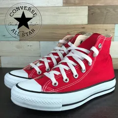 CONVERSE CANVAS ALL STAR HI コンバース キャンバス オール スター ハイカット レッド ホワイト 23.5cm レディース スニーカー U11079 M9621