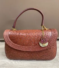 オーストリッチ　ハンドバッグ　キンワシ印  金鷲印　JRA　26WK0060