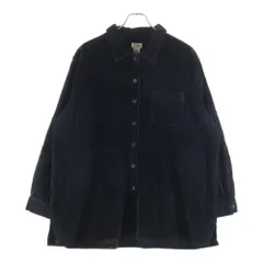 L.L.Bean (エルエルビーン) コーデュロイ ロングシャツジャケット ブラック 266126のサムネイル
