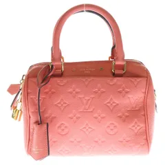 LOUIS VUITTON (ルイヴィトン) モノグラム アンプラント スピーディバンドリエール20 2WAYバッグ ミニボストンバッグ ハンドバッグ ショルダーバッグ ブロッサム レザーM42398 ゴールド金具
