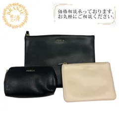 Furlaフルラ ポーチ セカンドバッグ バッグ カバン ブランド クラッチバッグ メンズ レディース ブラック レディース