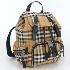 BURBERRY バーバリー バックパック ノバチェック リュック ナイロン【中古】 レディース