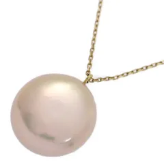 (ラスト1点) 天然 真珠 パール ネックレス K10YG 2.9g 10金 イエローゴールド 一粒 1粒 シンプル 定番 ギフト 冠婚葬祭 仕上げ済【♀】【A】【レディース】★■593319【中古】