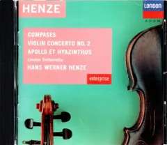 【中古CD】Compases / Violin Concerto 2 / Apollo Hyazinthus /Polygram Records / /K1503-251205T-3225 /028943034722
