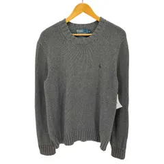 ポロバイラルフローレン Polo by RALPH LAUREN EXCLUSIVE DECORATION COTTON ポニー 刺繍 コットン ニット メンズ import：S 