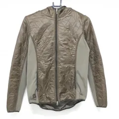 ヒールクリーク フード付き中綿切替ジャケット グレージュ系 キルティング 裏起毛 レディース 40(M) ゴルフウェア Heal Creek