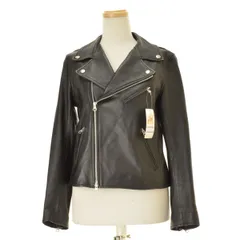 【SLOBEIENA】17011912700010 シープスキンダブルライダースジャケット