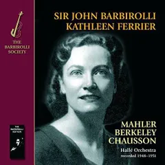 【中古CD】Mahler Berkeley Chausson: Kindertotenl /Barbirolli Society / /K1105-251204B-2379 /5.06018E+12