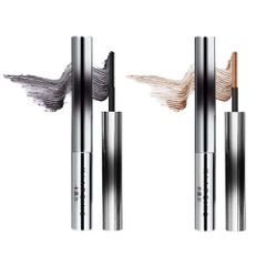 2PC [TK Popular Item] Korean 5D Curling Mascara - Emphasizes eye dimension, long-lasting, metal comb, waterproof and sweatproof, all-day makeup, popular item, innovative product (1 Black + 2 Brown) Brand: skyvii