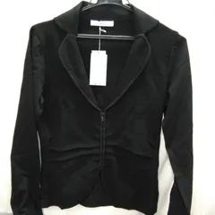 レディース ファッション 長袖 トップス ジャケット カーディガン サイズ36(７号) ブラック 未使用品 R974