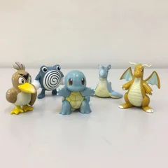 〇ポケモン モンコレ ラプラス、ニョロゾ、ゼニガメ、カモネギ(ネギが無い) カイリュー(尻尾が無い)5体セット