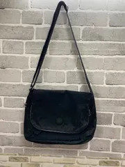 【B3-37】◇KIPLING    ショルダーバッグ　黒　無地