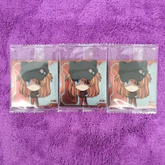 07.式波・アスカ・ラングレー 3枚　エヴァンゲリヲン 新劇場版 シール ウエハース にふぉるめーしょん 補完計画 ～サードインパクト～