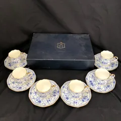 NARUMI ナルミ カップ・ソーサー ミラノシリーズ 草花 6個セット 6客 NA089