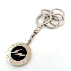 BVLGARI フラグメントデザイン FRAGMENT 藤原ヒロシ ロゴ キーリング シルバー 鑑定済み 正規品 ブルガリ