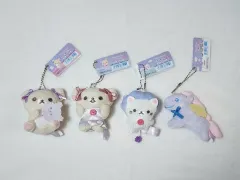 新品 San-X コリラックマ スカイのくるくるわたあめシリーズ てのりぬいぐるみキーホルダー