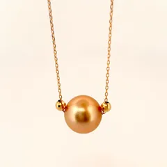 K18YG 白蝶真珠 ネックレス パール約10.6mm 新品ジュエリー