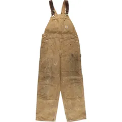 古着 カーハート Carhartt ダブルニー ダック オーバーオール メンズw36相当/eaa522882