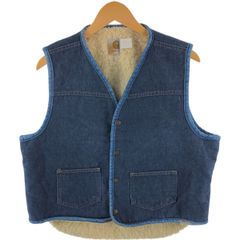 Carhartt デニム ボア ベスト LT 70s 80s usa製 - メルカリ