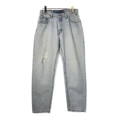 90年代 USA製 Levi's リーバイス SilverTab シルバータブ デニムパンツ ライトブルー(メンズ W32 L32)中古 古着 X2188