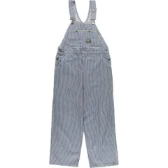 古着 70年代 オシュコシュ Osh kosh ヒッコリーストライプ オーバーオール USA製 メンズw37相当 ヴィンテージ/eaa559133