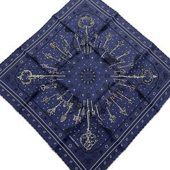 HERMES(エルメス) スカーフ新品同様 カレ55 イエロー×白 マハラニの庭