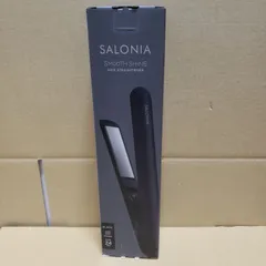 新品　SALONIA SAL23105BK スムースシャイン ストレートヘアアイロン ブラック 24mm ブラック
