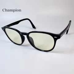 Champion チャンピオン CH-607 サングラス ブラックフレーム ブラウンオレンジ系レンズ UV対策 男女兼用 通勤 通学 お出かけ カジュアル 送料無料 匿名配送のサムネイル