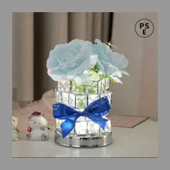 【新品?未使用】 テーブルランプ 充電式 ローズ クリスタル 照明 ライト コードレス ローズライト 3色 調光 寝室 リビング ロマンチック LE