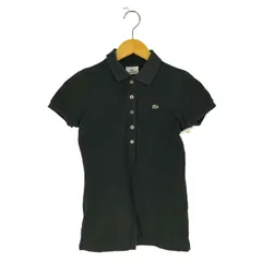 ラコステ LACOSTE ロゴワッペン 鹿の子ポロシャツ レディース EUR：38 
