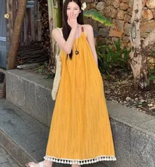 新品 ロングワンピース ゆったり レディース 大人可愛い ワンピース