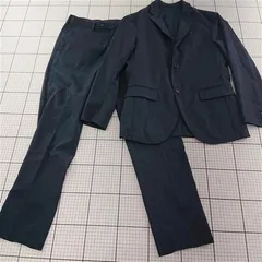 ◇ Θ ユニクロ UNIQLO セットアップスーツ ネイビー系 メンズ サイズ1 E  【1512220063240】